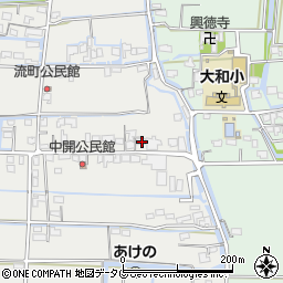 福岡県柳川市大和町明野643周辺の地図