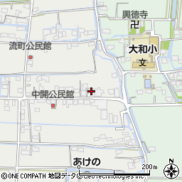 福岡県柳川市大和町明野643周辺の地図