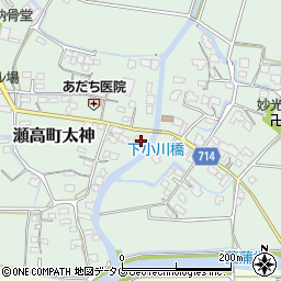 福岡県みやま市瀬高町太神856周辺の地図
