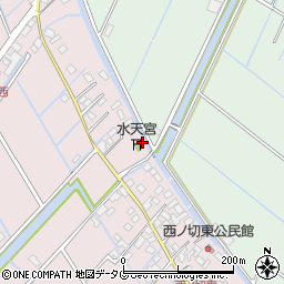 福岡県柳川市大浜町2051-2周辺の地図