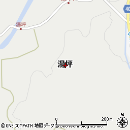 大分県玖珠郡九重町湯坪周辺の地図