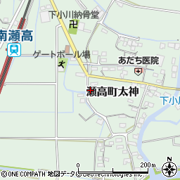 福岡県みやま市瀬高町太神1076周辺の地図