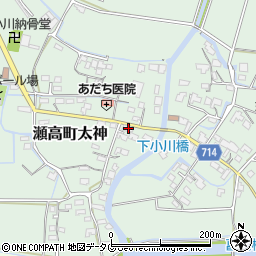 福岡県みやま市瀬高町太神857周辺の地図