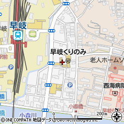 長崎県佐世保市権常寺1丁目周辺の地図