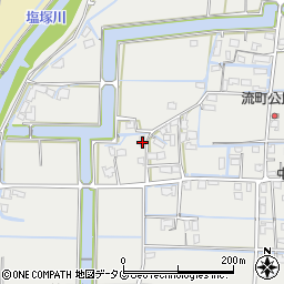 福岡県柳川市大和町明野744周辺の地図