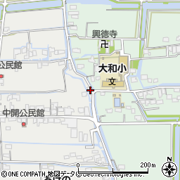 福岡県柳川市大和町明野635周辺の地図