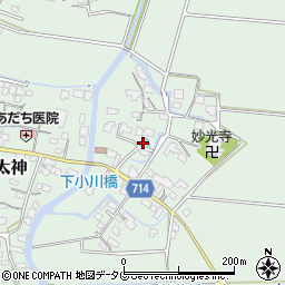 福岡県みやま市瀬高町太神86周辺の地図