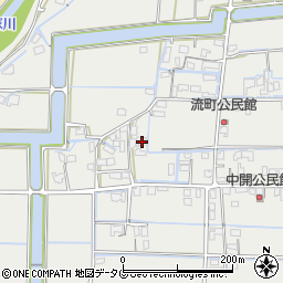 福岡県柳川市大和町明野592周辺の地図