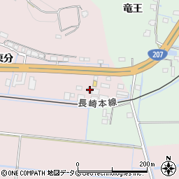 佐賀県杵島郡白石町深浦東分1727-1周辺の地図