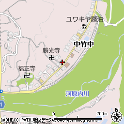 大分県大分市竹中3323周辺の地図