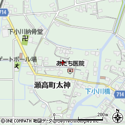 福岡県みやま市瀬高町太神822周辺の地図