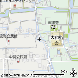 福岡県柳川市大和町明野632周辺の地図