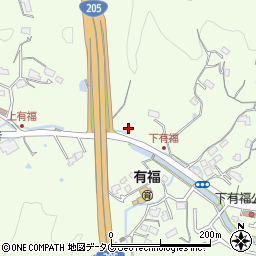 長崎県佐世保市有福町1419周辺の地図