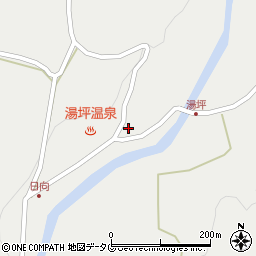 大分県玖珠郡九重町湯坪1040周辺の地図