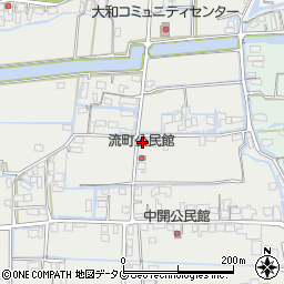 福岡県柳川市大和町明野613周辺の地図