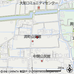 福岡県柳川市大和町明野617周辺の地図