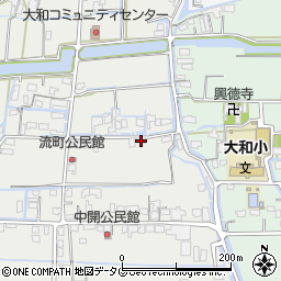 福岡県柳川市大和町明野624周辺の地図