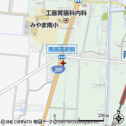 福岡県みやま市瀬高町太神1362周辺の地図