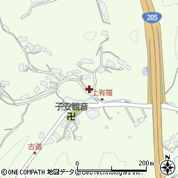 長崎県佐世保市有福町1342周辺の地図