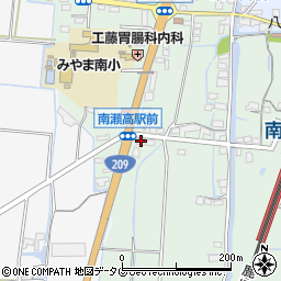 福岡県みやま市瀬高町太神1361周辺の地図
