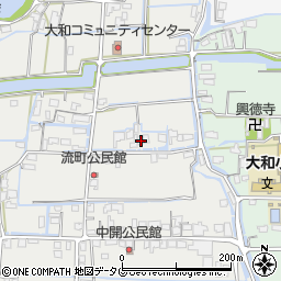 福岡県柳川市大和町明野574周辺の地図