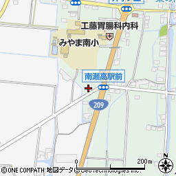 福岡県みやま市瀬高町太神1363周辺の地図