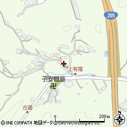 長崎県佐世保市有福町1343周辺の地図