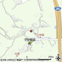 長崎県佐世保市有福町1333周辺の地図