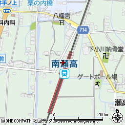 福岡県みやま市瀬高町太神1197周辺の地図