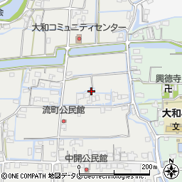 福岡県柳川市大和町明野575周辺の地図