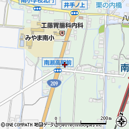 福岡県みやま市瀬高町太神1351周辺の地図