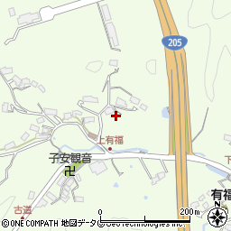 長崎県佐世保市有福町1373周辺の地図