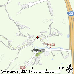 長崎県佐世保市有福町1317周辺の地図