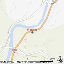 佐賀温泉周辺の地図
