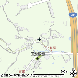 長崎県佐世保市有福町1313周辺の地図