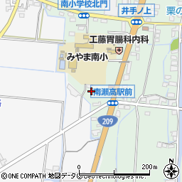 福岡県みやま市瀬高町太神1222周辺の地図