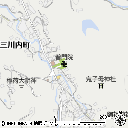 普門院周辺の地図