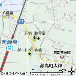 福岡県みやま市瀬高町太神1126周辺の地図