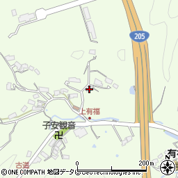 長崎県佐世保市有福町1372周辺の地図