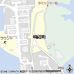 長崎県佐世保市崎辺町周辺の地図