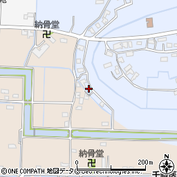 福岡県柳川市大和町六合1871周辺の地図