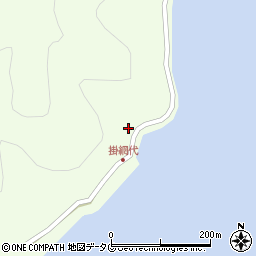 愛媛県宇和島市津島町北灘2041周辺の地図