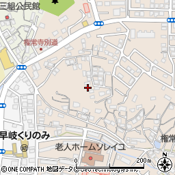 権常寺ハイツＡ周辺の地図