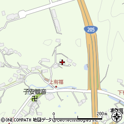 長崎県佐世保市有福町1390周辺の地図