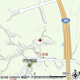 長崎県佐世保市有福町1360周辺の地図