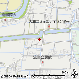 福岡県柳川市大和町明野516周辺の地図