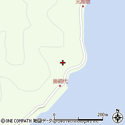 愛媛県宇和島市津島町北灘2016周辺の地図