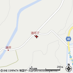 大分県玖珠郡九重町湯坪254周辺の地図