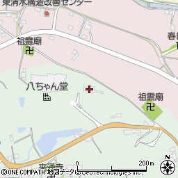 福岡県みやま市山川町尾野773周辺の地図