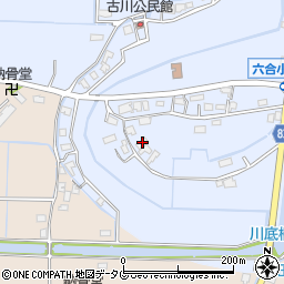 福岡県柳川市大和町六合1823周辺の地図